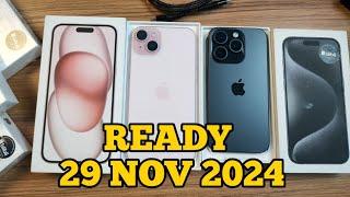 READY IPHONE 15 PLUS & IPHONE 15 PRO 29 November 2024