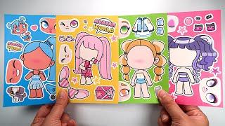 [ Paper Diy ] Decorate with Sticker Book 'Avatar World' ASMR