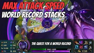 Stackasaurus Bel'Veth Gets To MAX Attack Speed With EASE!! Stack Record! Quest For A World Record