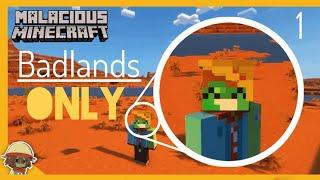 Malacious Minecraft [6] |  Badlands Only  [EP1]  | Java Edition | LIVE