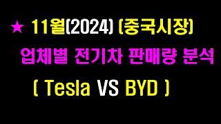 (11월)중국시장 전기차 판매량 분석 #LG엔솔#삼성SDI#SK이노베이션#엘앤에프#LG화학#포스코퓨처엠#에코프로#코스모신소재#포스코#이차전지#양극재#배터리#전기차#Tesla