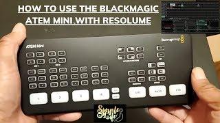 How To Use The Blackmagic Atem Mini With Resolume