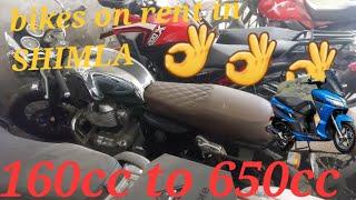 bike on rent in shimla  : special for kaza sxr160