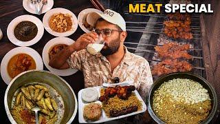 MEAT HEAVEN IN LAHORE 2024 | Unique Lahore Biryani | Karela Gosht, Palak Gosht, Mutton Karahi