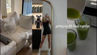 Getting My Life (Back) Together | reset vlog, healthy grocery haul, self care series