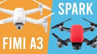 ️XIaomi fimi A3 vs DJI Spark comparison(you won't believe the difference)