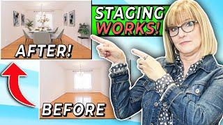 Before and After Home Staging! Total Makeover!