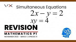 Mathematics P1 – November 2022 | Revision – VirtualX MasterClass Series 1 | Episode 5