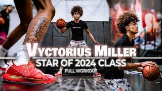 2024 NBA projected Top Draft Pick VYCTORIUS MILLER is the next JALEN GREEN!!!!!  