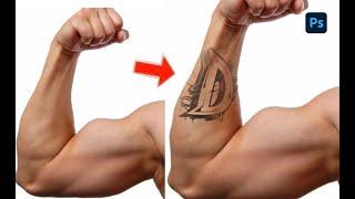 Add Tattoos in 2 Minutes with Photoshop - Tutorial