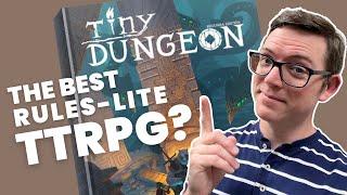 The Best Rules-Lite TTRPG for Kids? (Tiny Dungeon 2e Flip-through Review)