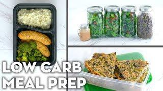 Low Carb Easy Meal Prep Recipes! Meal Prep Breakfast, Lunch and Dinner! - Mind Over Munch