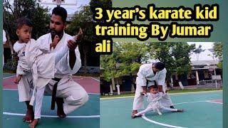 3 Years Kids karate training By Jumar Ali