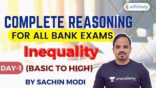 All Bank Exams | Reasoning by Sachin Modi | Inequality Reasoning (Basic to High) (Day-2)