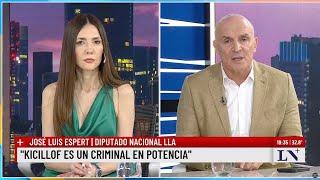  "Kicillof es un DES-GOBERNADOR" | Espert con Cristina Pérez | LN+ | 06/03/2025