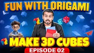 Art of 3-D Cubes Making!  Origami Series