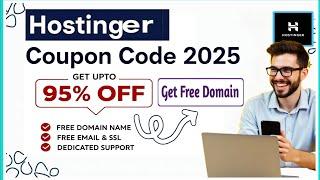 Hostinger Coupon Code 2025 | Hostinger Coupon Code | Hostinger Promo & Discount Code #hostingerdeals