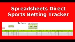 @Spreadsheetsdir Spreadsheets Direct - Excel Sports Bet Tracker