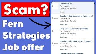 Fern Strategies Job Offer - Legit or Total Scam?