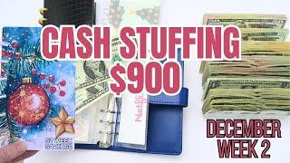 December 2024 Cash Stuffing Week 2 | $900 | Happy Birthday To Me! | All Cash Budget | JORDAN BUDGETS