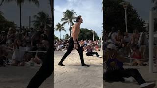 Winning the Miami Pull Up BarJam - Xavier Cormier (Round 1) #calisthenics #workout