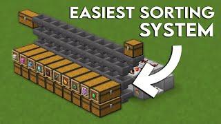 Minecraft Full Automatic Sorting System 1.21 Tutorial | Java & Bedrock