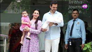 Watch Esha Deol's Second Baby Girl Miraya's F!RST Visuals Outside Hospital Wid Hubby Bharat!