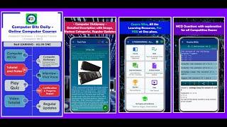 Online Computer Courses Free | Computer Bits Daily | Free Android app