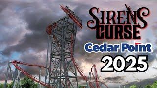 Siren’s Curse TILT roller coaster coming to Cedar Point in 2025! North America’s tallest & fastest!