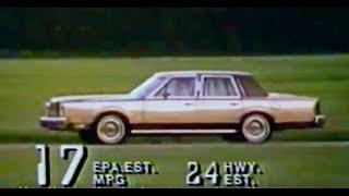 1980 Lincoln Town Car commercial - Better MPGs Than 1979