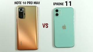 Redmi Note 10 Pro Max vs iPhone 11 Speed Test & Camera Comparison