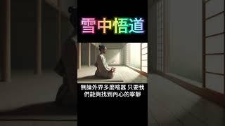 如何當下覺醒？雪中悟道 #開悟