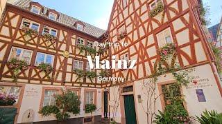 Mainz | cathedral, Rhine, half-timbered houses | Germany travel vlog