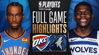 #1 THUNDER at #6 TIMBERWOLVES | FULL GAME 4 HIGHLIGHTS | May 26, 2025