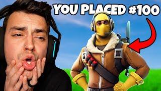 I'M TERRIBLE AT FORTNITE.