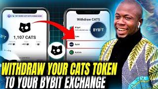 HOW TO WITHDRAW YOUR CATS TOKEN TO YOUR BYBIT EXCHANGE