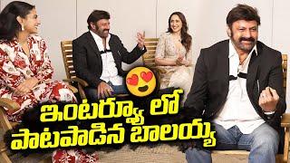 Balakrishna Singing Gana gana gana gana Andhra Telangana Song | TFPC