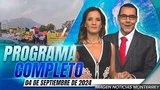 Noticias MTY con Gerardo Burgoa y Marymar Pando | Programa Completo 04 de septiembre del 2024