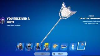 How to Get FNCS BUNDLE in Fortnite! (Axe of Champions 2.0 Pickaxe)