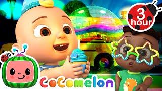 Wheels on JJ's Birthday Bus  CoComelon Nursery Rhymes and Kids Songs | 3 HOURS | After School Club