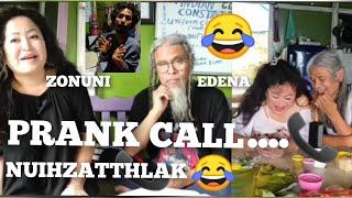 Pu Edena & Pi Zonuni prank call nuihzatthlak|| Pitar lerh deuh angin ka bia 