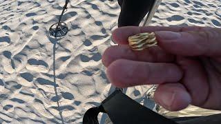 Beach Metal Detecting Hampton Beach New Hampshire for Gold & Silver!