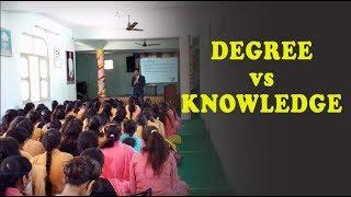DEGREE या KNOWLEDGE | Motivational Guidance Seminar Part-1 | MasterAmit Talks