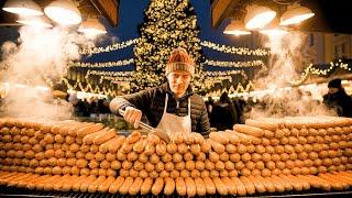 Prague Christmas Markets Serve The BEST Street Food In Europe!