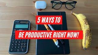 How to Get Things Done | Short-Term Productivity Fix! | Vincent Letsgo