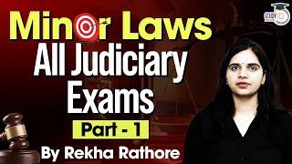 Minor Laws Marathon For All Judiciary Exams 2024-25