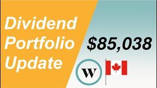 Canadian Dividend Investing Portfolio Update - $85,038