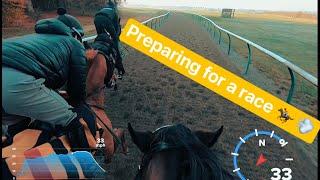 GoPro footage of racehorses galloping