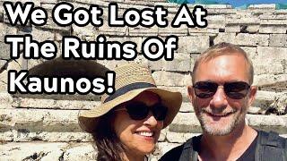 EXPLORING THE KAUNOS RUINS | Greek and Roman Ruins and Lycian Rock Tombs near Dalyan Mugla Turkey