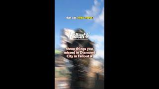 Three Things You Missed in Diamond City in Fallout 4 #fallout